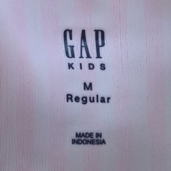Gap Kids “SEA YA!” Rash Guard Girls Size M Pink Stripe Long Sleeve Swim - Picture 9 of 10